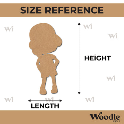 Girl Cutout MDF Design 5