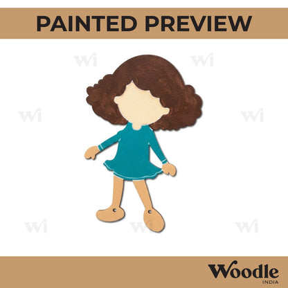 Girl Cutout MDF Design 6
