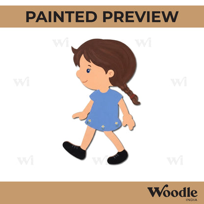 Girl Cutout MDF Design 8