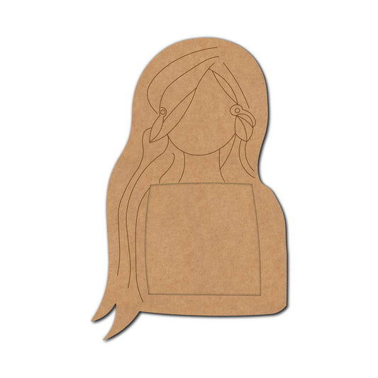 Girl Pre Marked Frame MDF Design 1