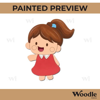 Girl Pre Marked MDF Design 1