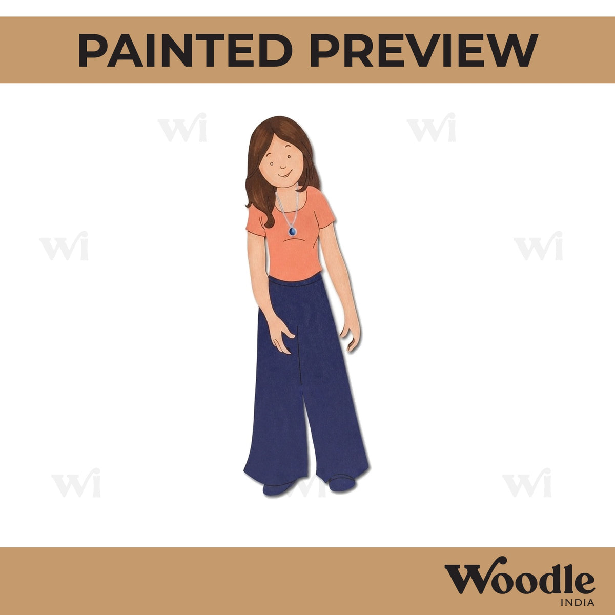 Girl Pre Marked MDF Design 12