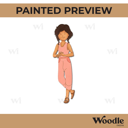 Girl Pre Marked MDF Design 16