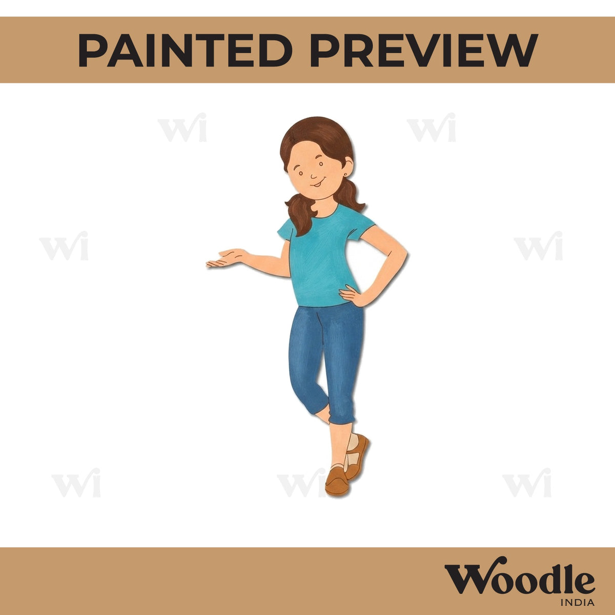 Girl Pre Marked MDF Design 19