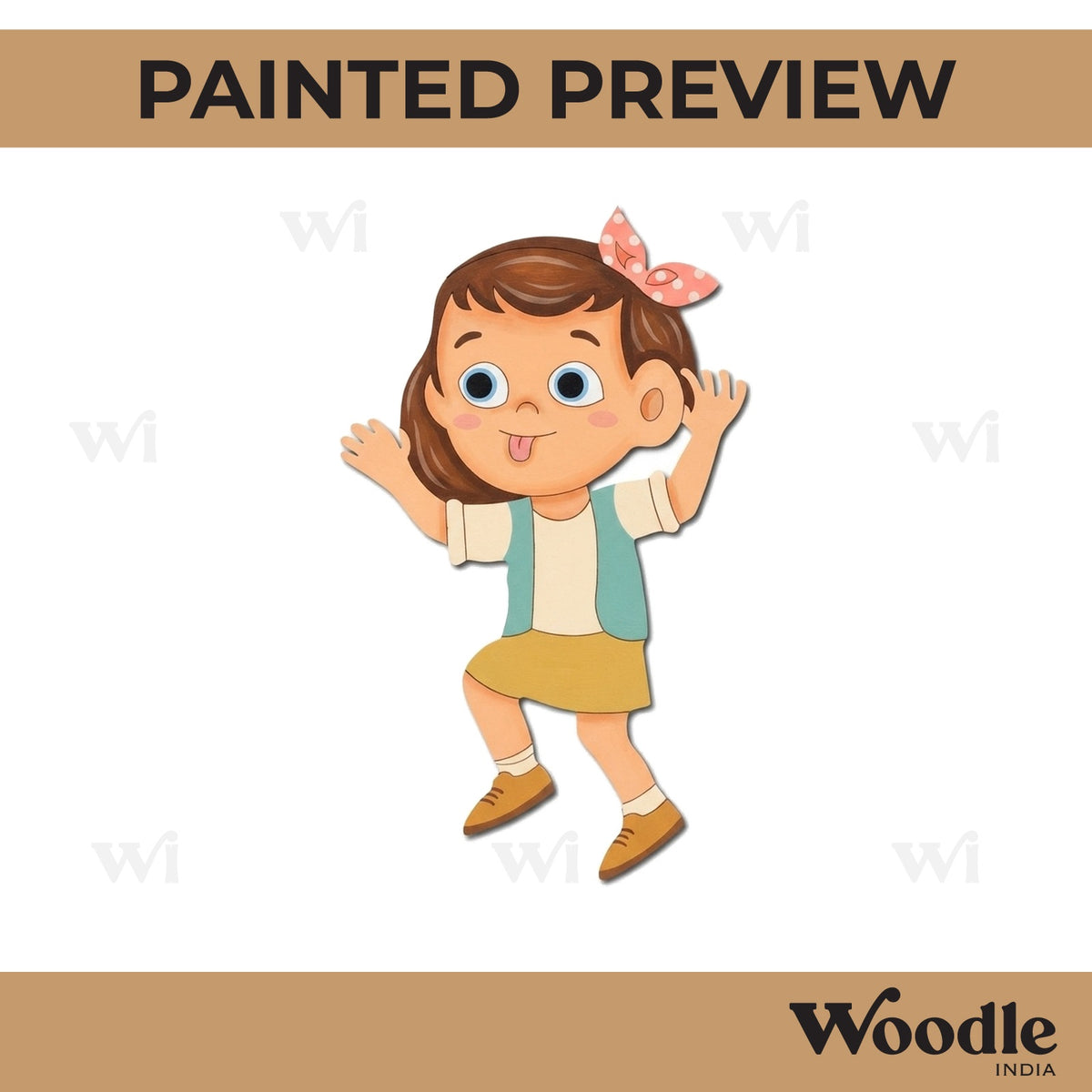 Girl Pre Marked MDF Design 21