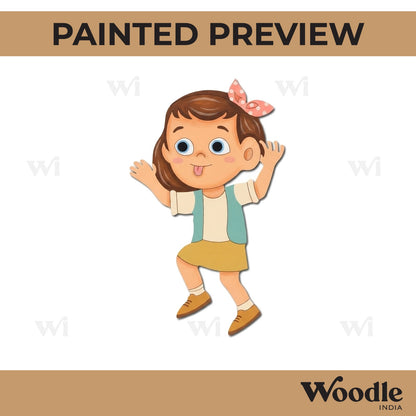 Girl Pre Marked MDF Design 21