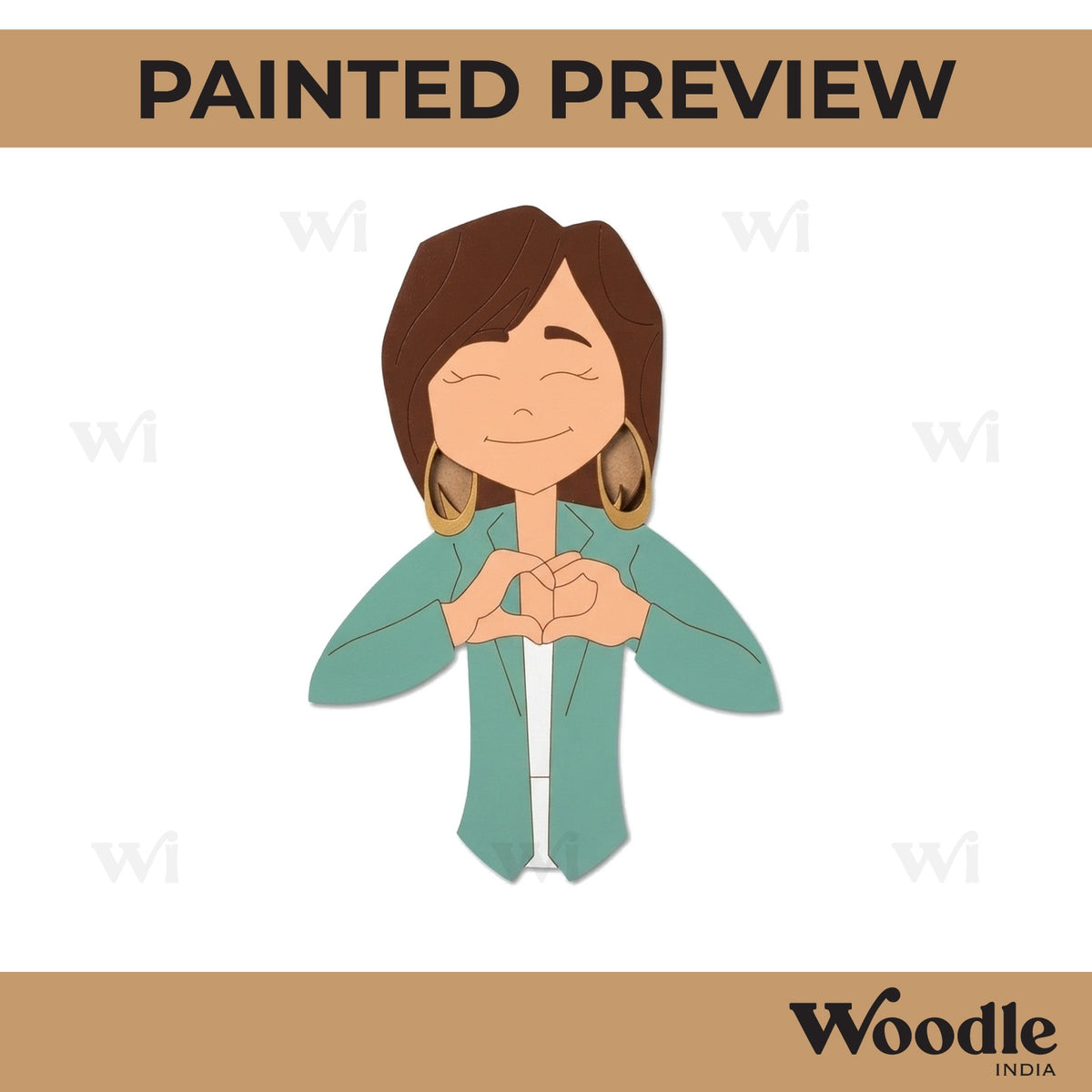 Girl Pre Marked MDF Design 24
