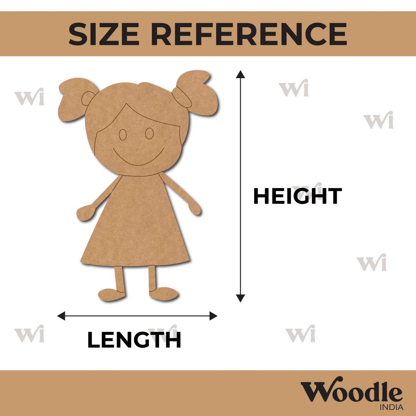 Girl Pre Marked MDF Design 32