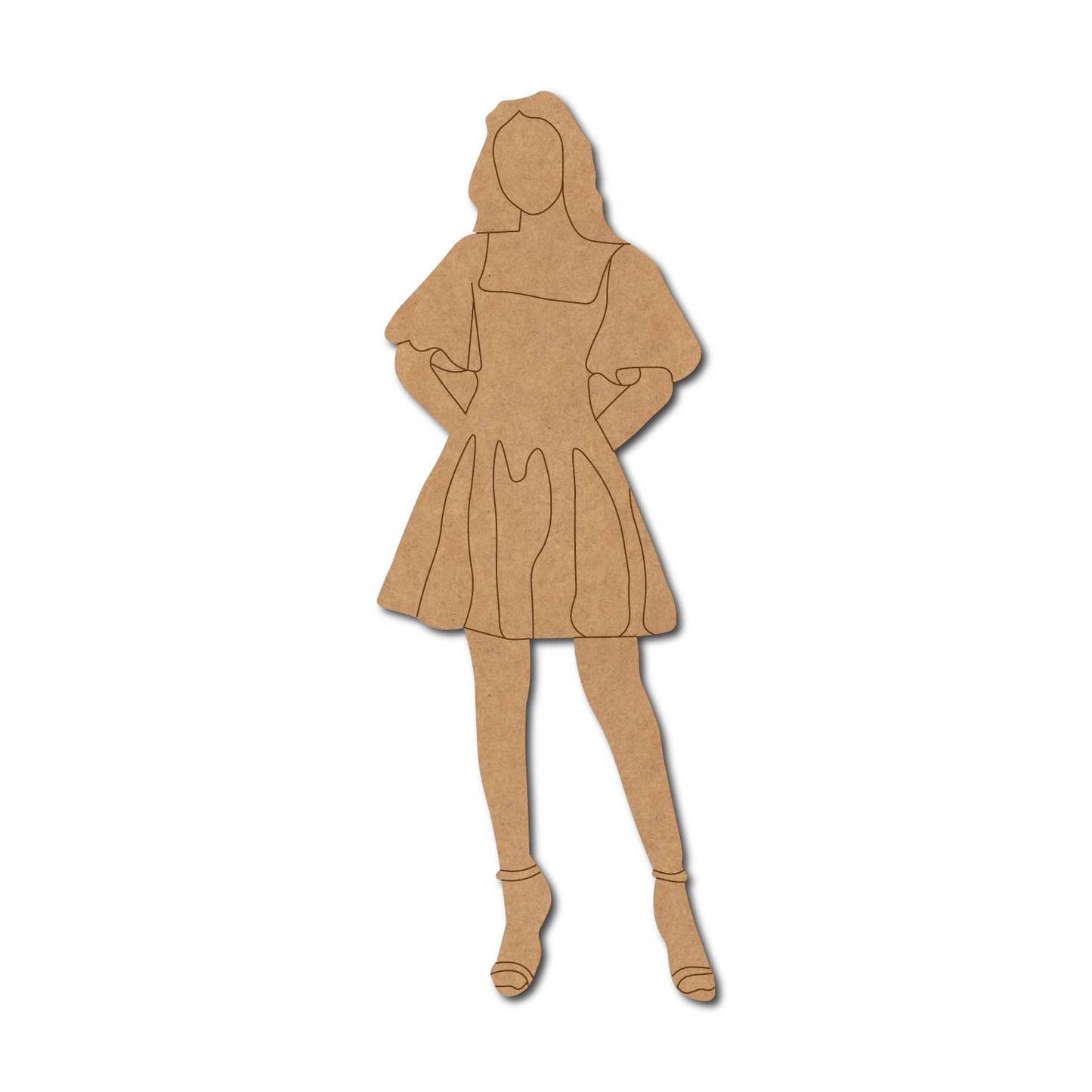 Girl Pre Marked MDF Design 35