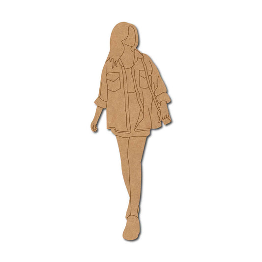 Girl Pre Marked MDF Design 36