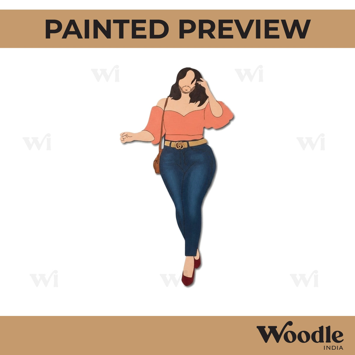 Girl Pre Marked MDF Design 37