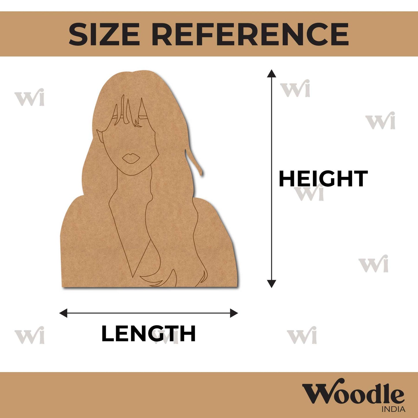 Girl Pre Marked MDF Design 40