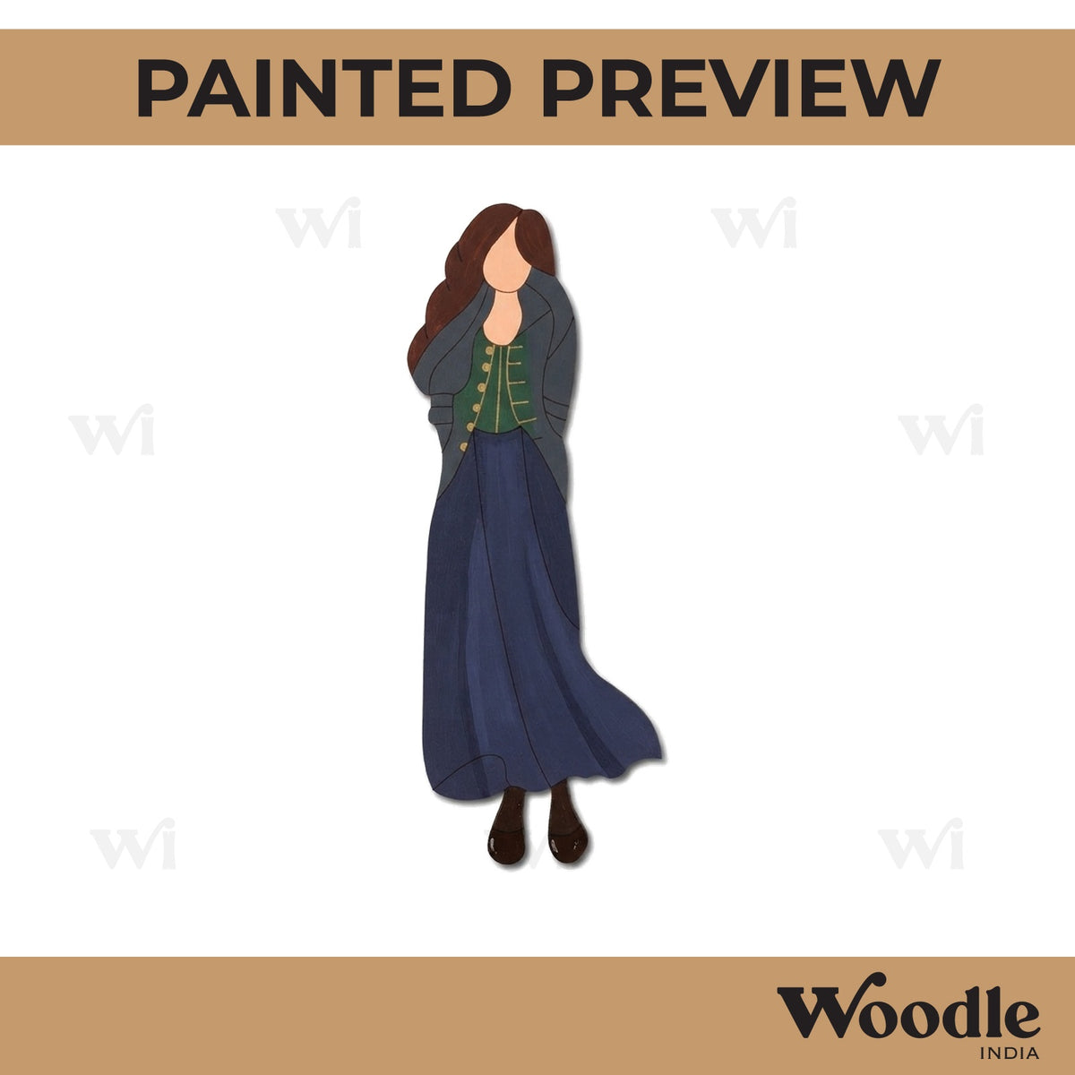Girl Pre Marked MDF Design 42