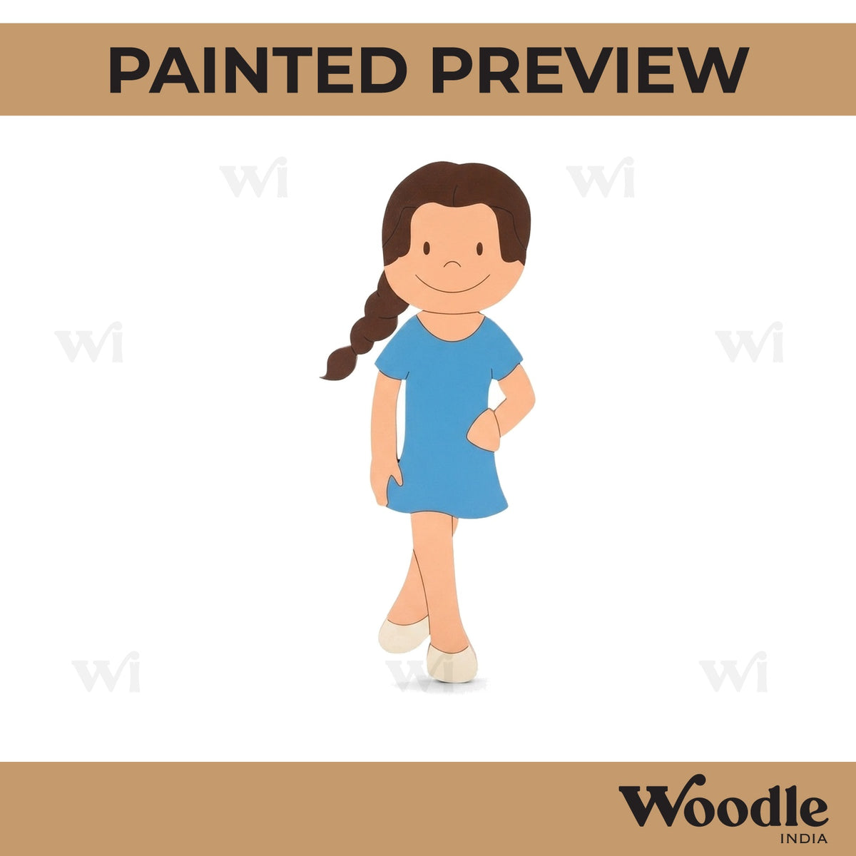 Girl Pre Marked MDF Design 8