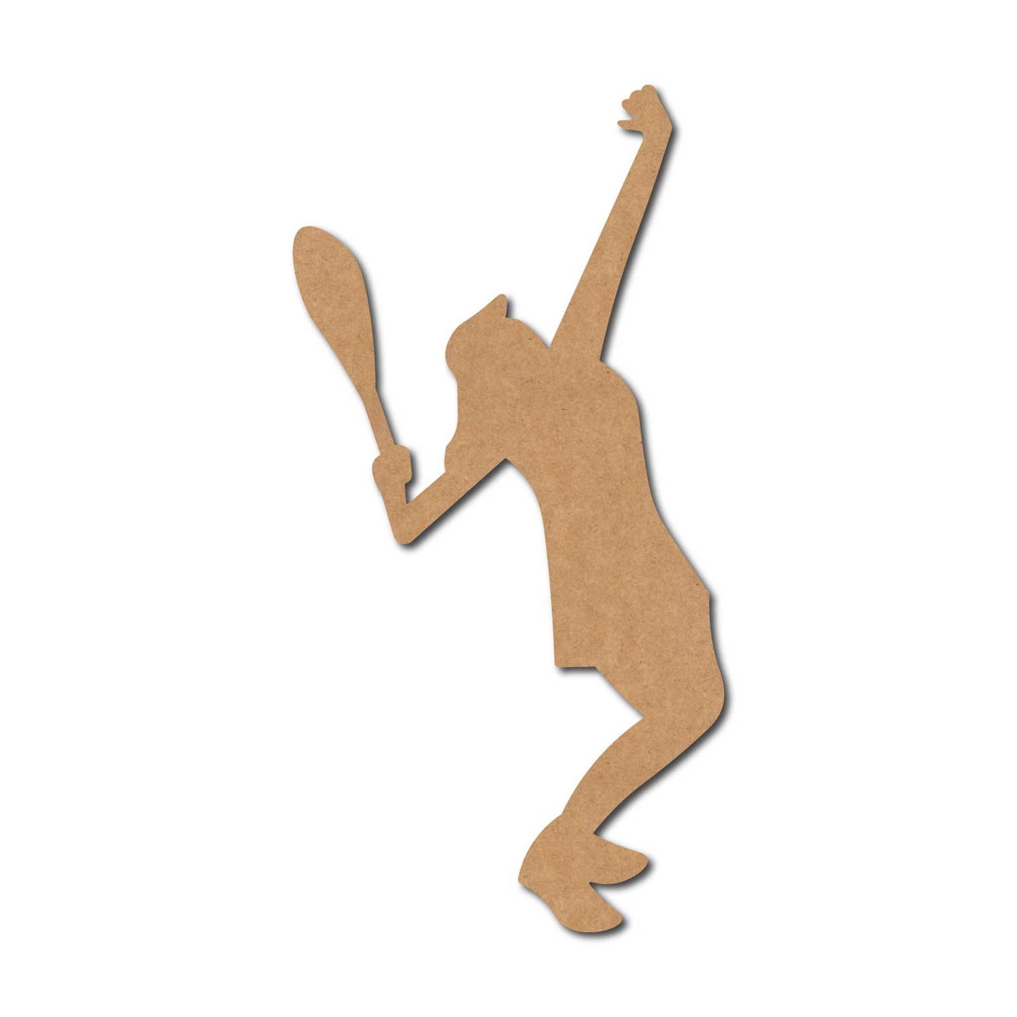 Girl Tennis Player Cutout MDF Design 1