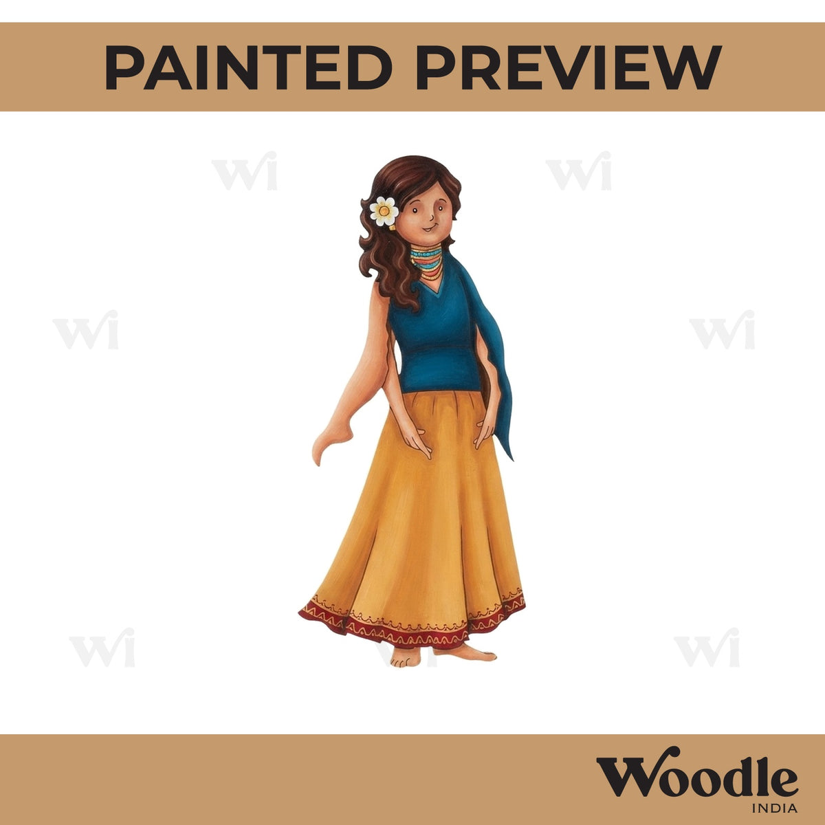 Girl Pre Marked MDF Design 30