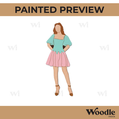 Girl Pre Marked MDF Design 35