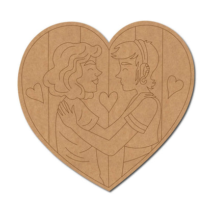 Girls LGBTQ+ Pre Marked MDF Design 2