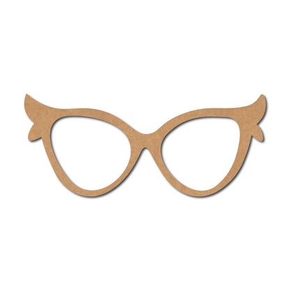 Glasses Cutout MDF Design 1