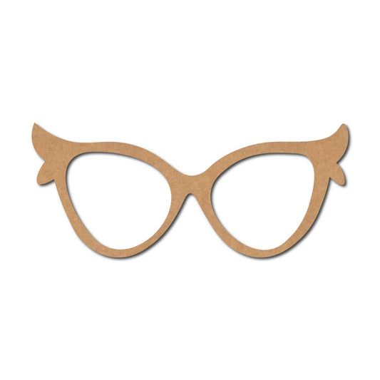 Glasses Cutout MDF Design 1