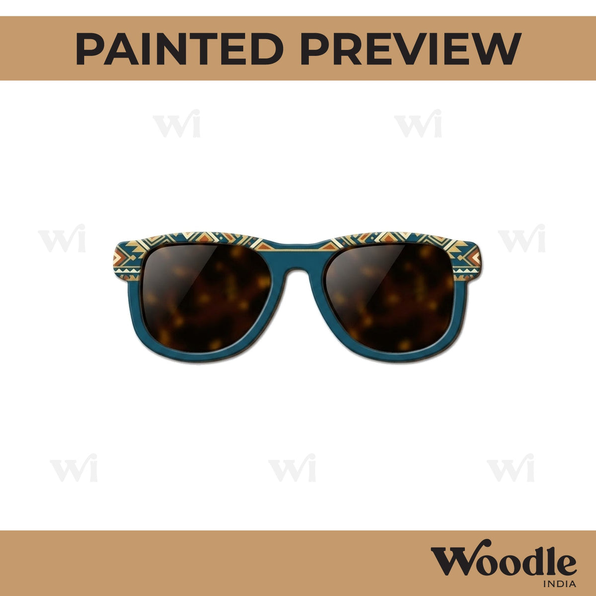 Glasses Pre Marked MDF Design 1