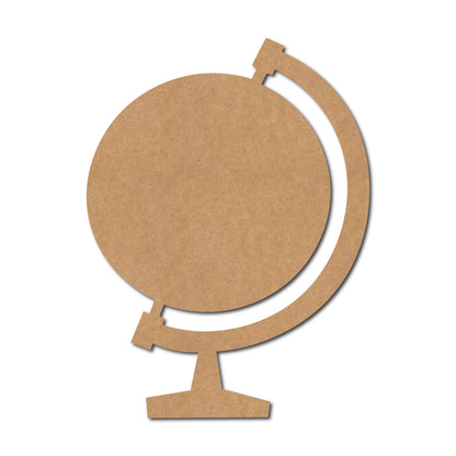 Globe Cutout MDF Design 1