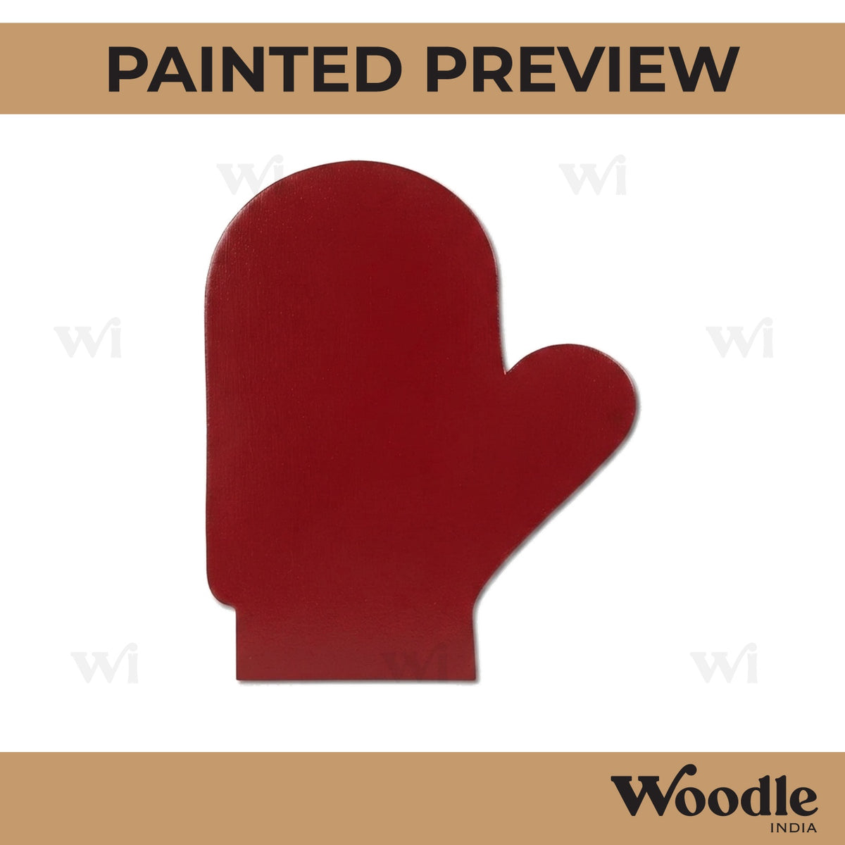 Glove Cutout MDF Design 1