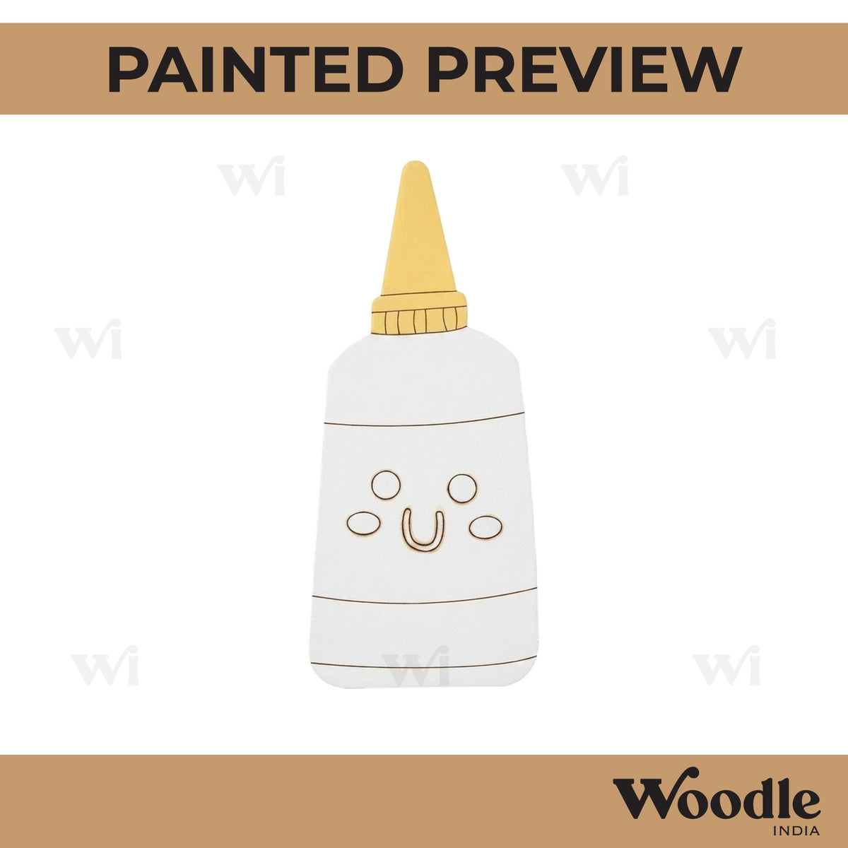 Glue Bottle Pre Marked MDF Design 1