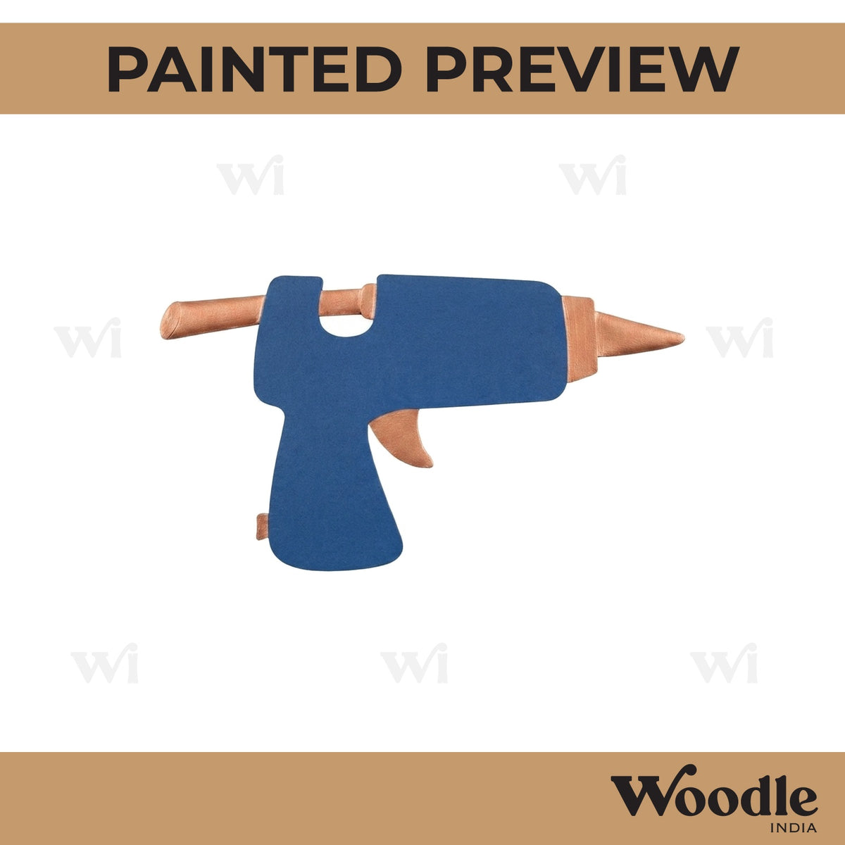 Glue Gun Pre Marked MDF Design 1