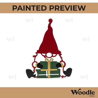 Gnome Christmas Cutout MDF Design 1