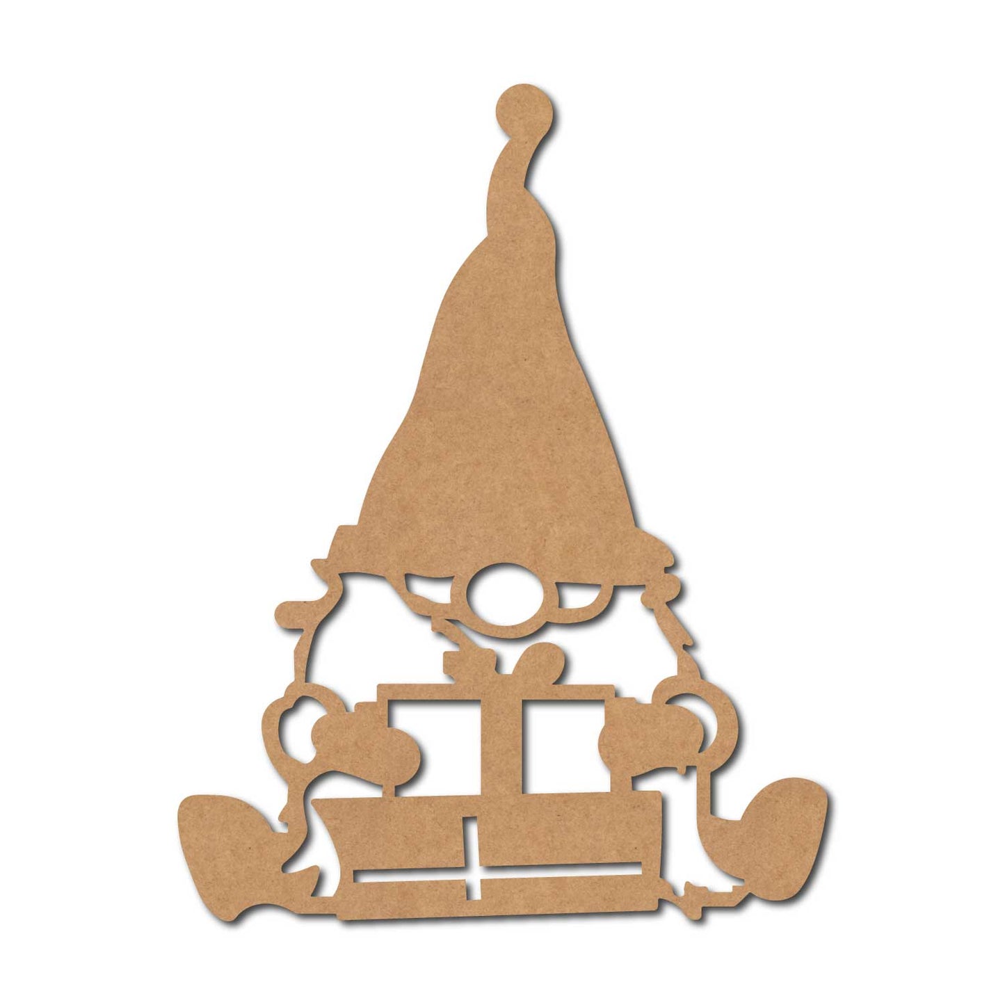Gnome Christmas Cutout MDF Design 1