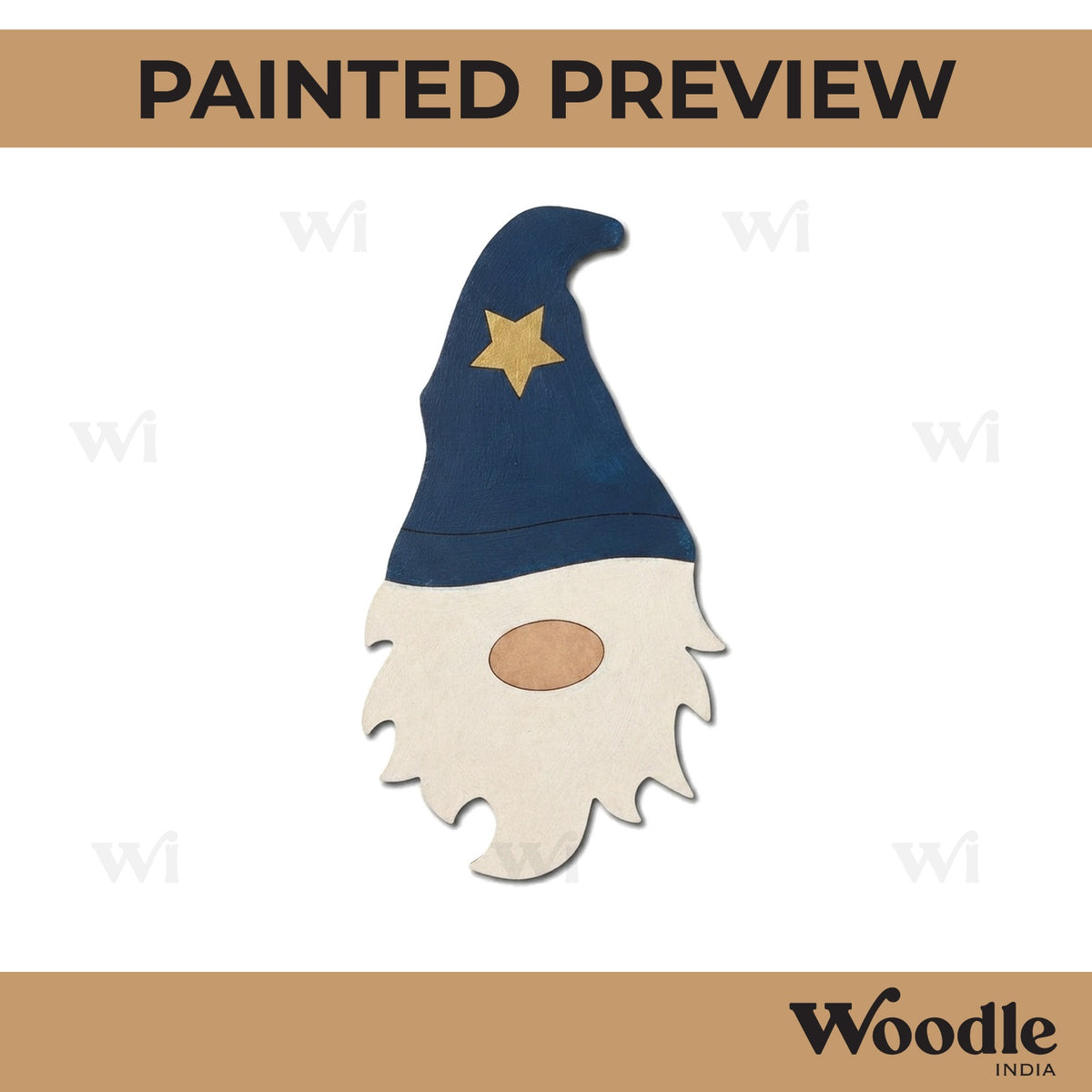 Gnome Christmas Pre Marked MDF Design 3