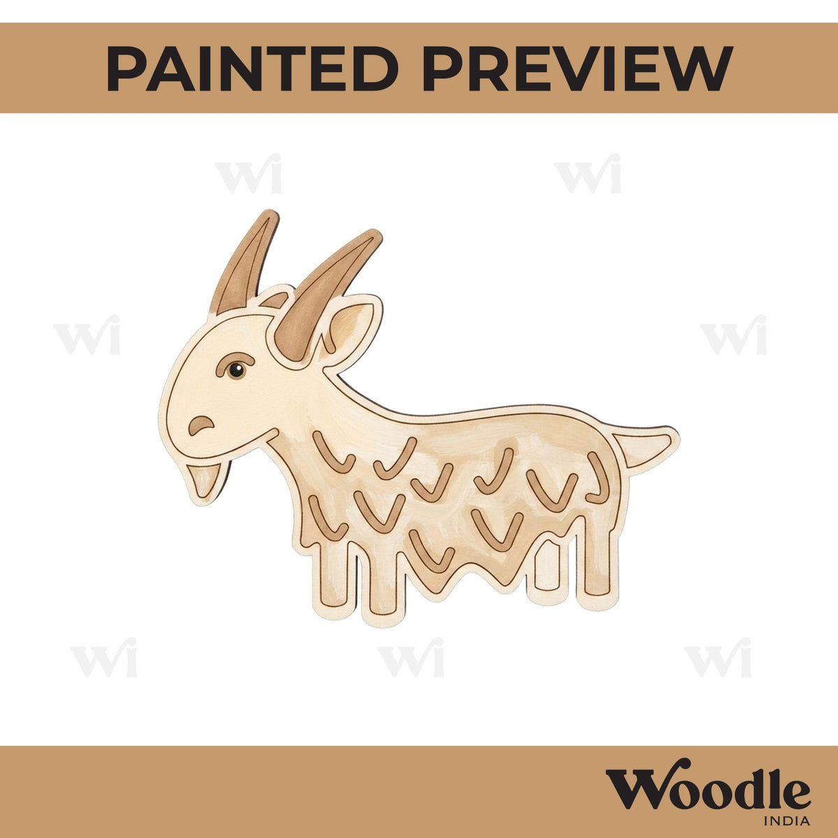 Goat Pre Marked MDF Design 1
