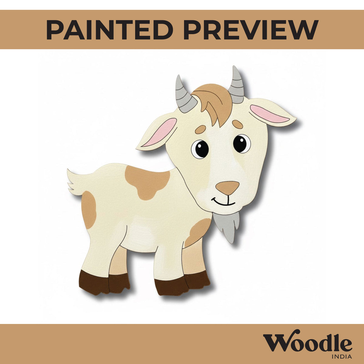 Goat Pre Marked MDF Design 3