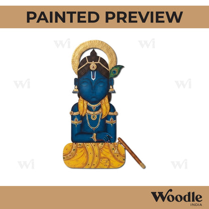 God Vishnu Pre Marked MDF Design 1