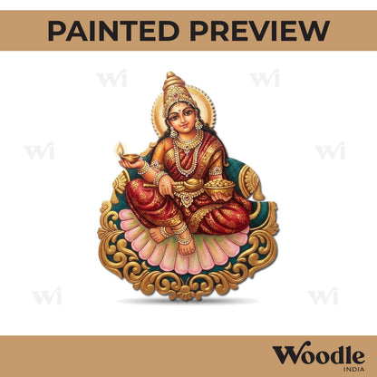 Goddess Annapurna Pre Marked MDF Design 1