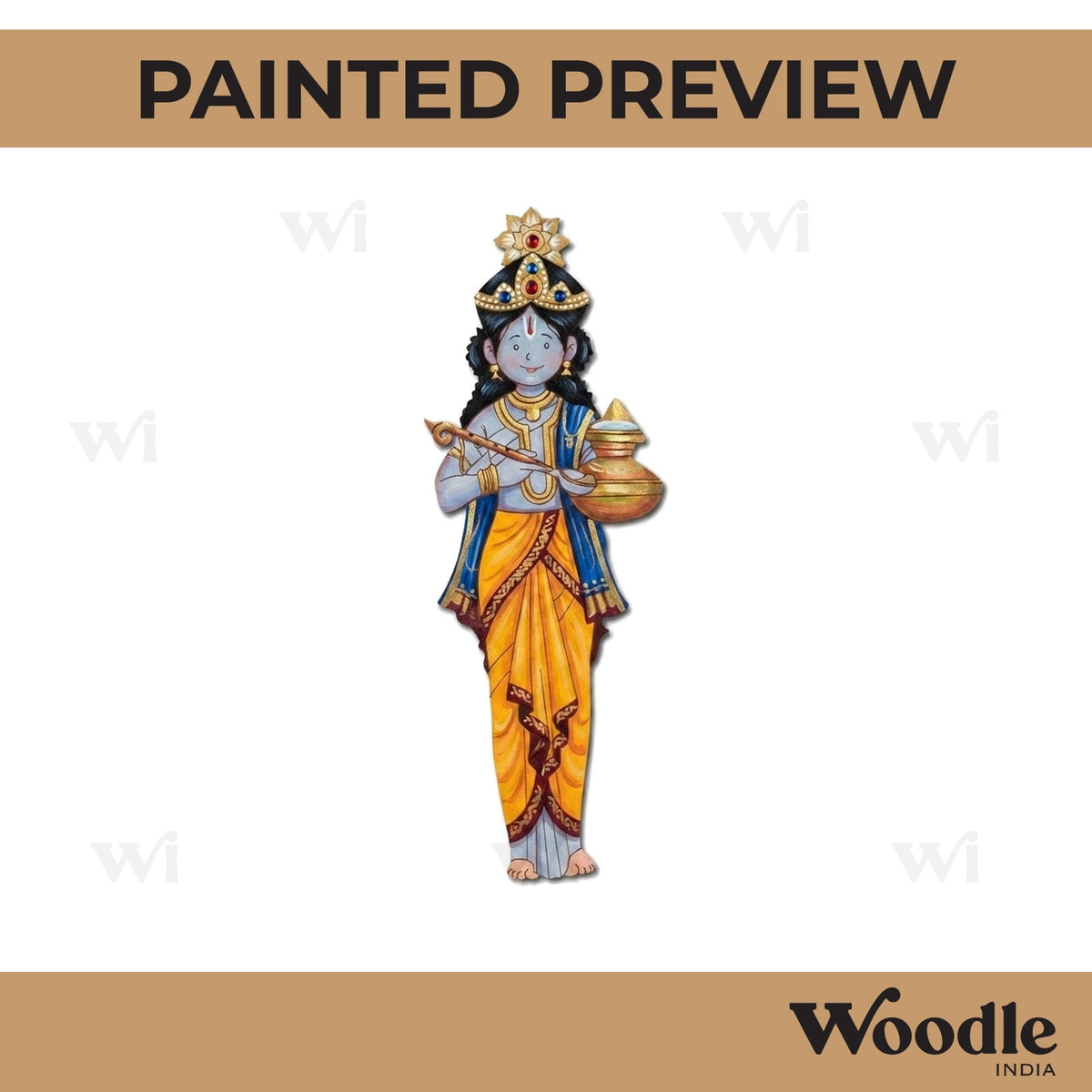 Goddess Annapurna Pre Marked MDF Design 2