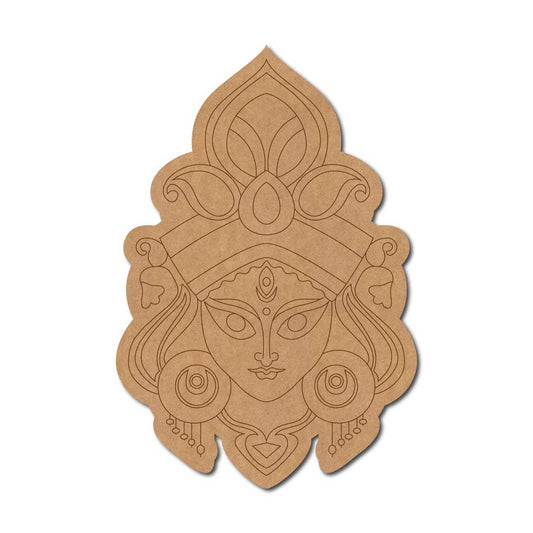 Goddess Durga Pre Marked MDF Design 2