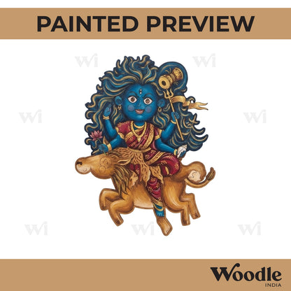 Goddess Kalaratri Pre Marked MDF Design 2