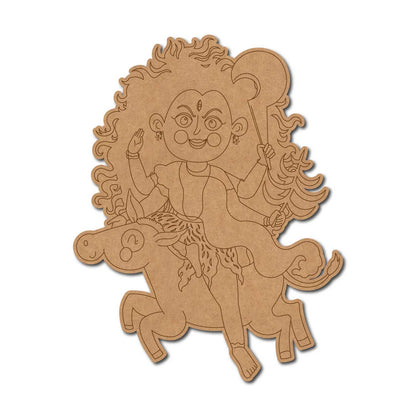 Goddess Kalaratri Pre Marked MDF Design 2