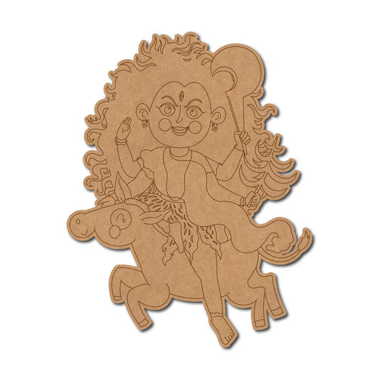 Goddess Kalaratri Pre Marked MDF Design 2