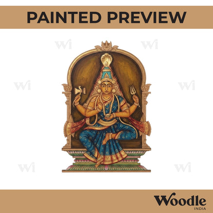 Goddess Mariamman Pre Marked MDF Design 2