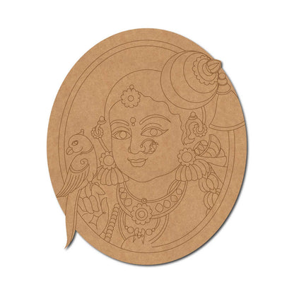 Goddess Meenakshi Pre Marked MDF Design 3