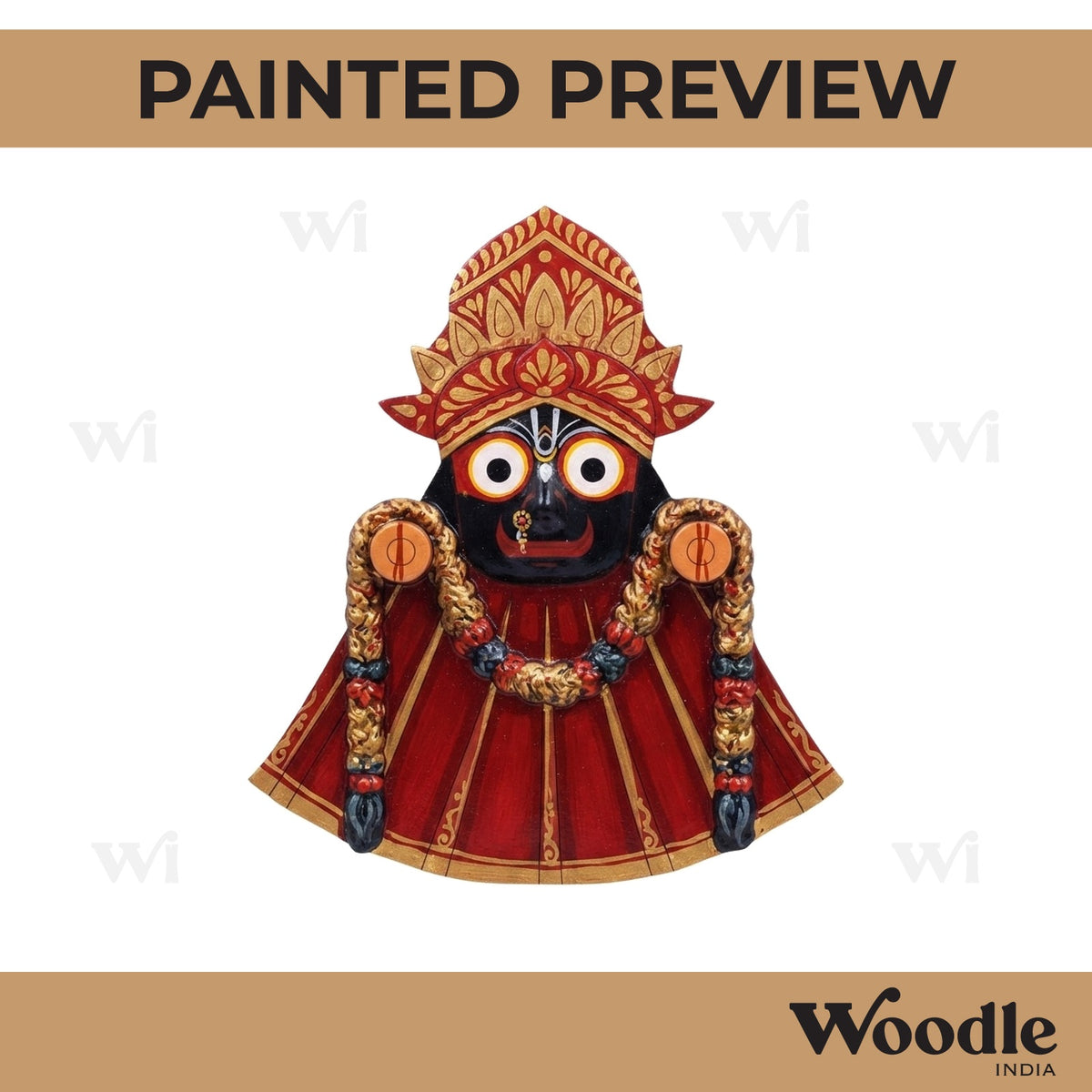 Goddess Subhadra Pre Marked MDF Design 1