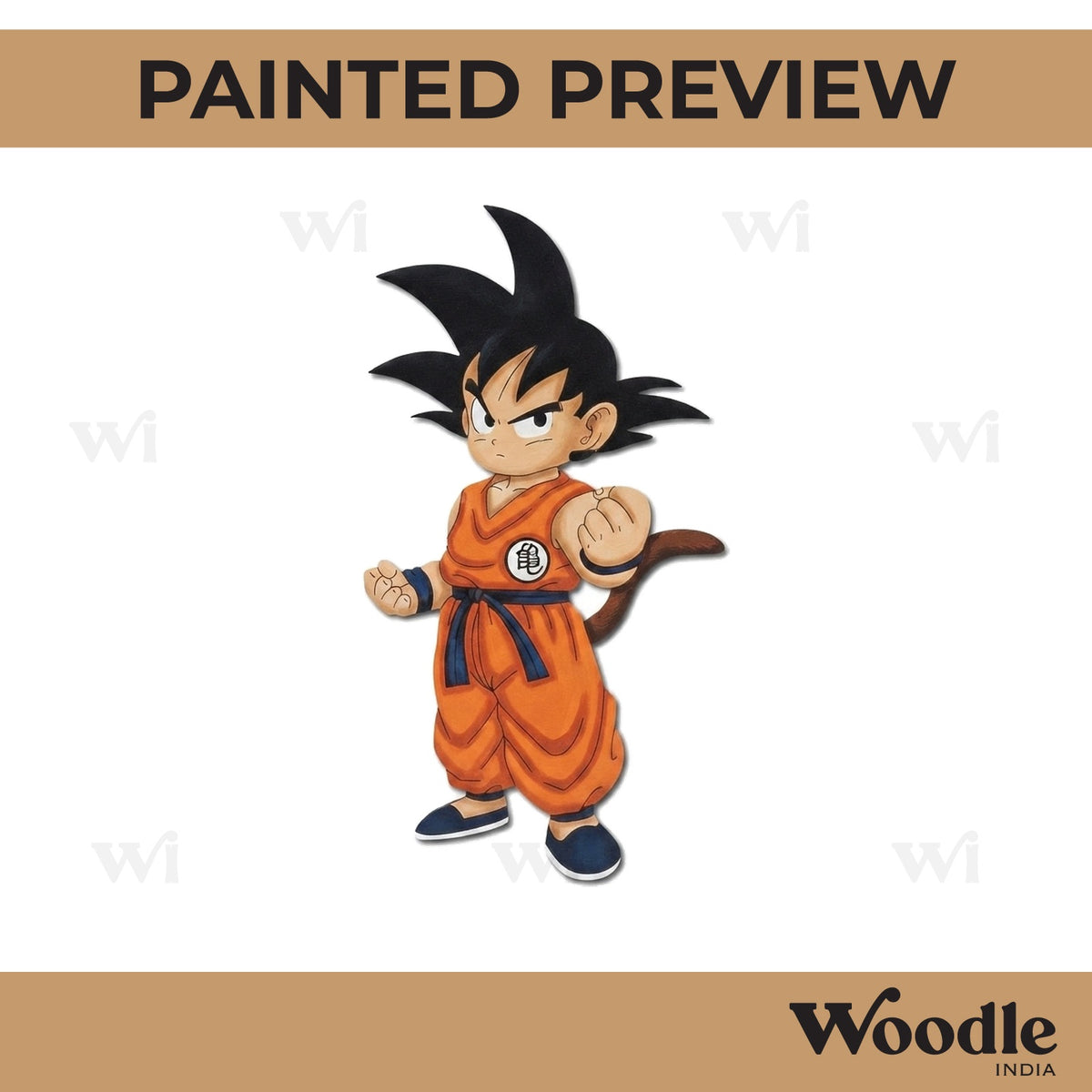 Goku Dragon Ball Z Pre Marked MDF Design 1