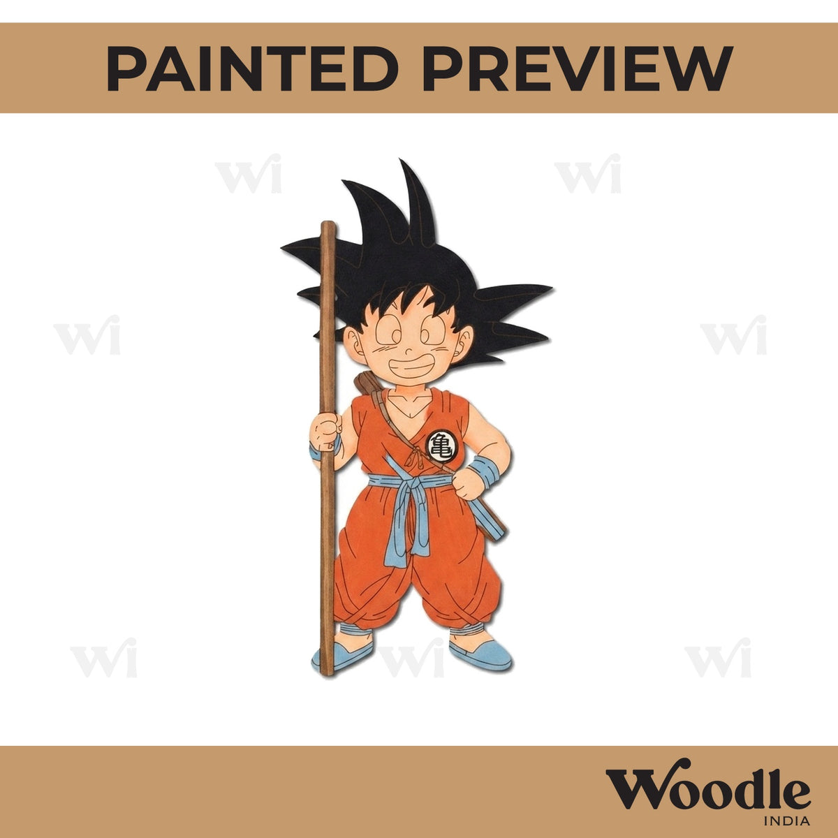 Goku Dragon Ball Z Pre Marked MDF Design 2