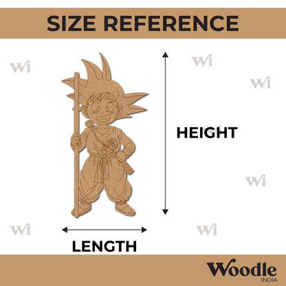 Goku Dragon Ball Z Pre Marked MDF Design 2