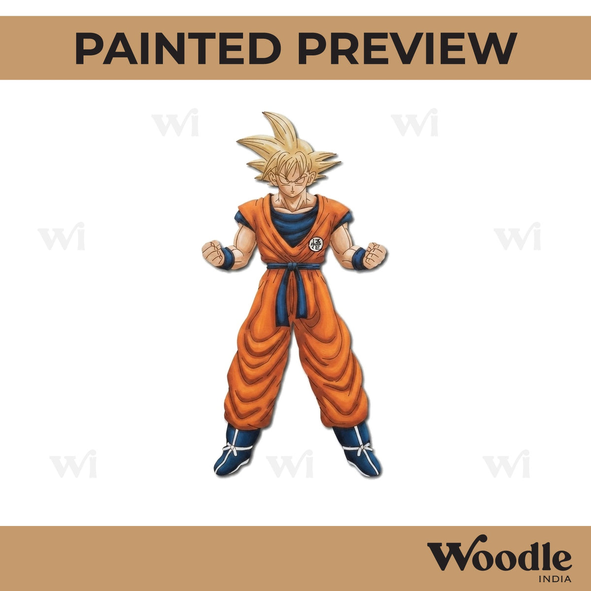 Goku Dragon Ball Z Pre Marked MDF Design 3