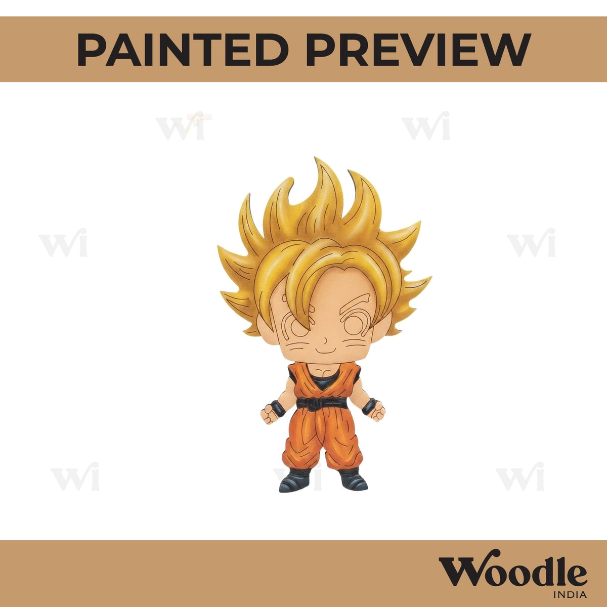 Goku Dragon Ball Z Pre Marked MDF Design 5