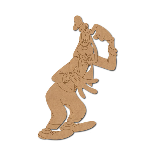 Goofy Dog Mickey Mouse Pre Marked MDF Design 1